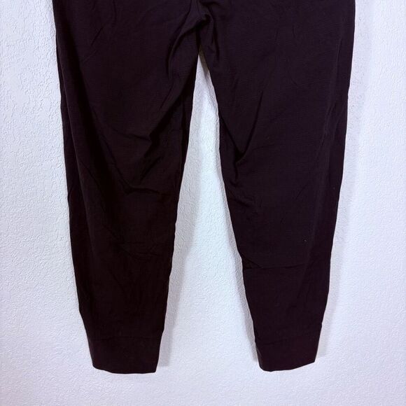 Athleta Ankle Jogger Nylon Pull On Pants Black w/ Zipper Pockets Size 10 - Picture 8 of 10